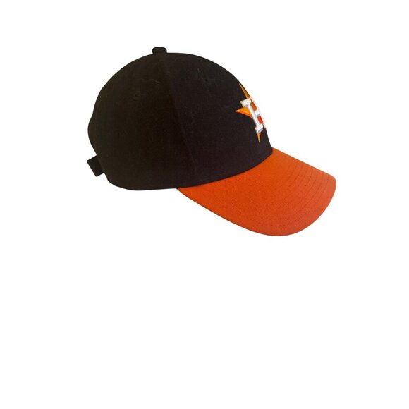 Houston Astros 9Forty Adjustable Cap By New Era - Black & Orange Adjustable - Picture 3 of 7